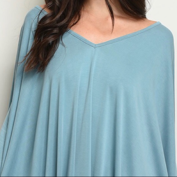 DEEP SKY BLUE TOP - Picture 7 of 7